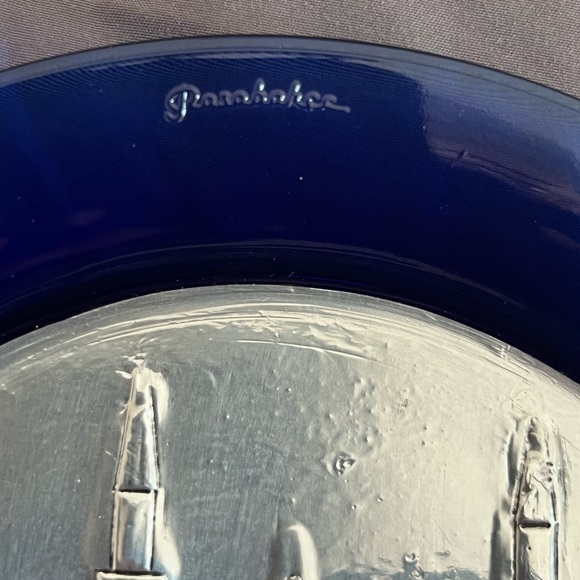 Paşabahçe Turkish Cobalt and Silver Hanging plate - Picture 4 of 4